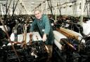 ROLE: Queen Street Mill weaving technician Conrad Varley, who is an extra in the film