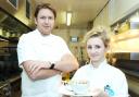 BOWLED OVER: James Martin and Ella with her food
