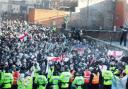 STREET POLITICS English Defence League supporters stage a protest