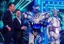 Ant and Dec with Titan the Robot