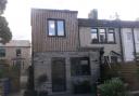 The extension at the terraced home in Helmshore Road, Haslingden