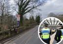 A train guard was punched in the face at Pleasington train station.