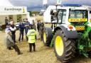 ADVICE Police officers talking to the farming community about precautions that they can take