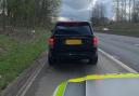 A driver on the M65 was stopped for having an illegal number plate.