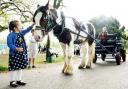 ATTRACTIONS Visitors enjoy the Royal Lancs Show in the past