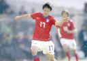 Chung-Yong Lee playing for South Korea