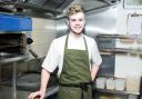 Elliot Mullins in the kitchen at The Assheton Arms