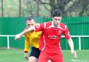 BRACE: Spencer Jordan (pictured) was on the scoresheet twice for Colne