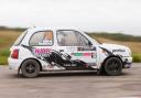 IMPRESSIVE FORM: Tommi Meadows in action in his Nissan Micra after a stellar showing in Solway