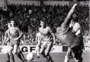 PEDIGREE: Action from when Colne Dynamoes won the FA Vase in 1988. Colne are in second round action tomorrow
