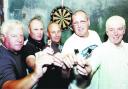 GOOD ARROWS: From left to right: Fred Long, Gary Briley, Dave Place, John Campbell, Shaun Gallagher