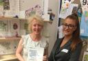 Anne Kershaw, of Laneshaw Bridge Primary School and Jodie Ollerton, primary recruitment consultant for Hays Education