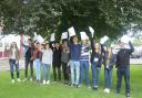 GCSE results day at St Augustine's RC High School