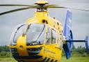 A young horse rider was airlifted to hospital by North West Air Ambulance Service after falling from their horse