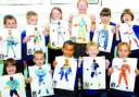 Darwen pupils paint their Blackburn Rovers super-heroes