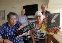 Showley Court, Salesbury residents not at all happy as they unable to play dvd's from left Peggy Sherbourne, Brian Martin, June Mercer, Joan Wood