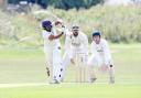 Enfield professional Shash Pussegolla top scored with 38 to move past the 500 run mark for the season Picture: KIPAX