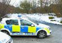 KILLING SCENE: Police at Anglezarke Reservoir