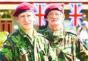 RESTRICTIONS: Thomas and Stan McCabe, of Bacup, at a previous event in military uniform