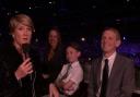 Scott Cunliffe with Clare Balding on Sports Personality of the Year