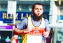 ON THE RUN: Student Zakir Lorgat in training for the London Marathon