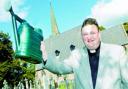 CALL: St Leonard's vicar Dr James Garrard who successfully asked his parishioners to be more eco-friendly