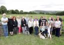 These Salterforth residents are opposing plans to build 34 homes at Hayfields.