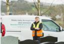 Ribble Valley Borough Council patrol in Clitheroe Cemetery