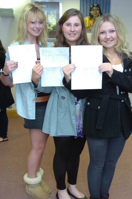 Pupils at Westholme School get their GCSE results