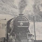 The Flying Scotsman made its way through Todmorden in 1969