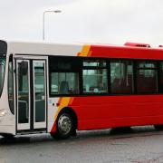 A Rosso bus