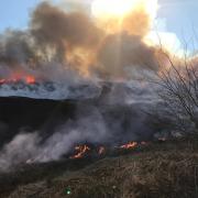 Fire at Winter Hill