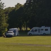 Travellers on the Pleasington Playing Fields