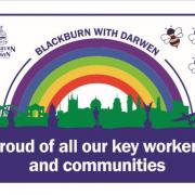 The Worker Bees rainbow campaign logo