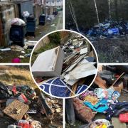 Some of the worst fly-tipping in the east of the county