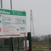The household waste and recycling centre in Burnley