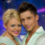 Emily Atack and partner Fred, who were voted out of the competition by the judges this week.