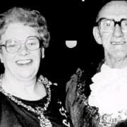 LIFE OF SERVICE: Clifford West and the mayoress from their year of office, 1984-5.