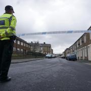 Humphrey Street, Brierfield today (March  11) - Picture LT