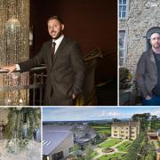(L) Simon Tauber, general manager of the Stanley House hotel and spa and (R) Michael Huckerby hotel manager of the Lawrence Hotel are both excited to welcome customers back inside for relaxing breaks and weddings