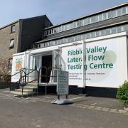 The Ribble Valley Lateral Flow Testing Centre in Church Walk, Clitheroe
