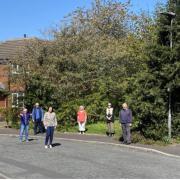 Old Gates Drive residents protest last year