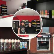 Jessica Roberts and partner Jason Hodge have opened Lancashire Vapes in Whalley New Road, Blackburn