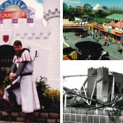 Fun and celebrity visits at Camelot Theme Park over the years
