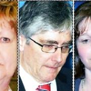 LABOUR LOSERS: Rossendale’s Janet Anderson, Pendle’s Gordon Prentice and Burnley’s Julie Cooper