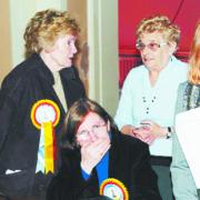 DISMAYED: For Darwen party workers at the election count on Friday