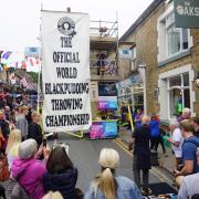 POPULAR: Hundreds travelled from across the country to take part in the World Black Pudding Throwing Championships in Ramsbottom