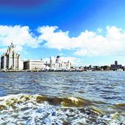 MERSEY PARADISE: Liverpool from the sea