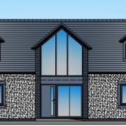 How the new house on the The Old Lawnmower Place, Sandy Lane, Lower Darwen site will look.