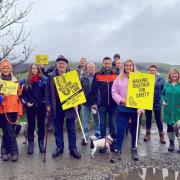 Reclaim Back Lane members met up at the weekend for an organised safety walk